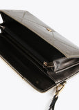 12405006-Patent leather wallet-Golden