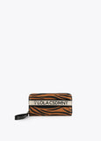 12405010-Zebra print wallet-Brown