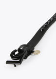 12407008-Flat studded belt-Black