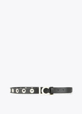 12407014-LC buckle belt-Black