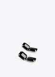 12410028-Crystal charms earrings-Black