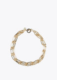 12411006-Double link necklace-Golden