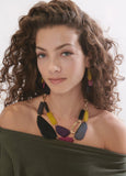 12411015-Short multicoloured necklace-Lime