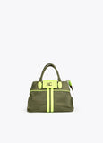 12419005-Bowling bag with neon details-Green