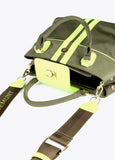 12419005-Bowling bag with neon details-Green