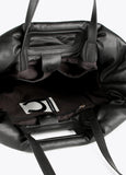 12428015-Quilted tote bag-Black