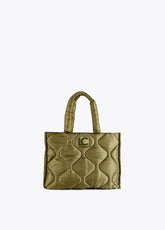 12428030-Quilted tote bag-Kaki
