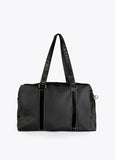 12429002-Neon logo weekend bag-Black
