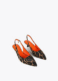12432003-Animal print mule shoes-Printed