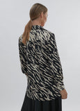 12460020-Animal print blouse-Multi