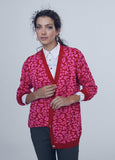 12461018-Animal print cardigan-Multi