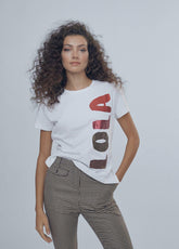 12462010-Lola glitter T-shirt with side slits-White