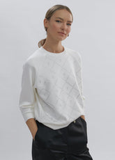 12462012-Lola sweatshirt with rhinestone details-White