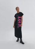 12462022-Midi “Lola Addicted” T-shirt-Black