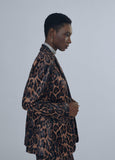 12463007-Animal print blazer-Multi
