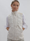 12464008-LC quilted gilet-Raw
