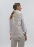 12464008-LC quilted gilet-Raw