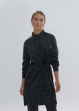 12465009-Satin dress-Black