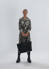 12465010-Zebra print dress-Multi