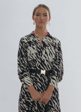 12465010-Zebra print dress-Multi