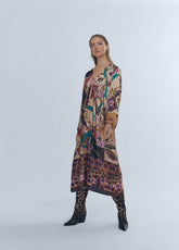 12465012-Flowing midi dress-Multi