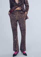 12467010-Animal print trousers-Multi