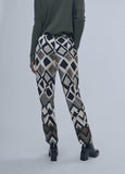 12467034-Geometric print joggers-Kaki