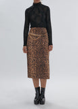 12468003-Animal print skirt-Multi