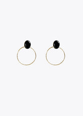 32410004-Hoop earrings-Black