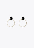 32410004-Hoop earrings-Black