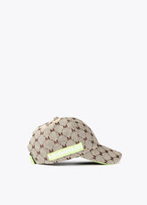 32451001-Neon detail logo cap-Beige