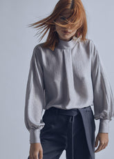 32460018-Perkins collar shirt-Grey