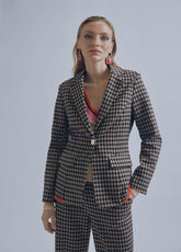 32463004-Houndstooth blazer-Multi