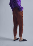 32467029-Satin joggers-Caramel