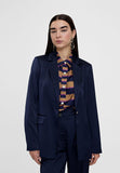 LS2402002-Navy-Animal print lining blazer