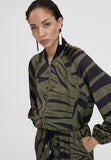 LS2402015-Black-Green-Zebra print bomber jacket