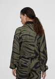 LS2402015-Black-Green-Zebra print bomber jacket