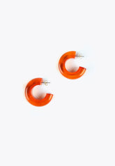 LS2403026-Orange-Thick hoop earrings