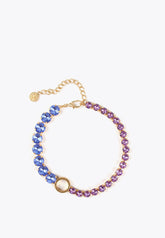 LS2403037-Lilac-Blue-Choker necklace with crystals