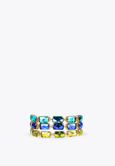 LS2403094-Blue-Yellow-Multicoloured crystals bracelet