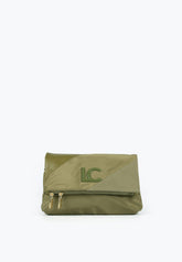 LS2404050-Khaki-Crossbody bag in contrasting materials