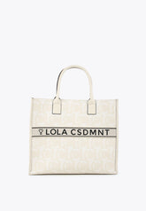 LS2404062-Ecru-Monogram tote bag