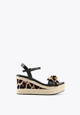 LS2405013-Black-Metal-Animal print wedge sandals