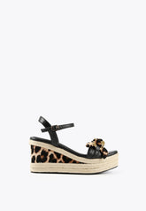 LS2405013-Black-Metal-Animal print wedge sandals