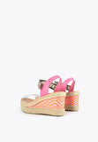 LS2405020-Pink-Ecru-Wedge sandals