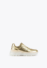 LS2405027-Gold-Metallic sneakers