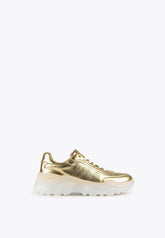 LS2405027-Gold-Metallic sneakers