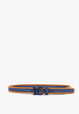 LS2406003-Navy-Wide belt in contrast materials