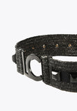LS2406007-Black-Raffia-effect belt