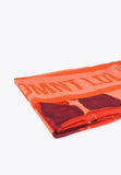 LS2407009-Orange-Red-Monogram and floral print scarf